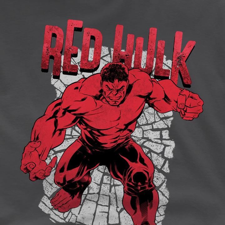 Immagine prodotto Captain America Maglietta Hulk Rosso Incrinato Bambini (140, 146)