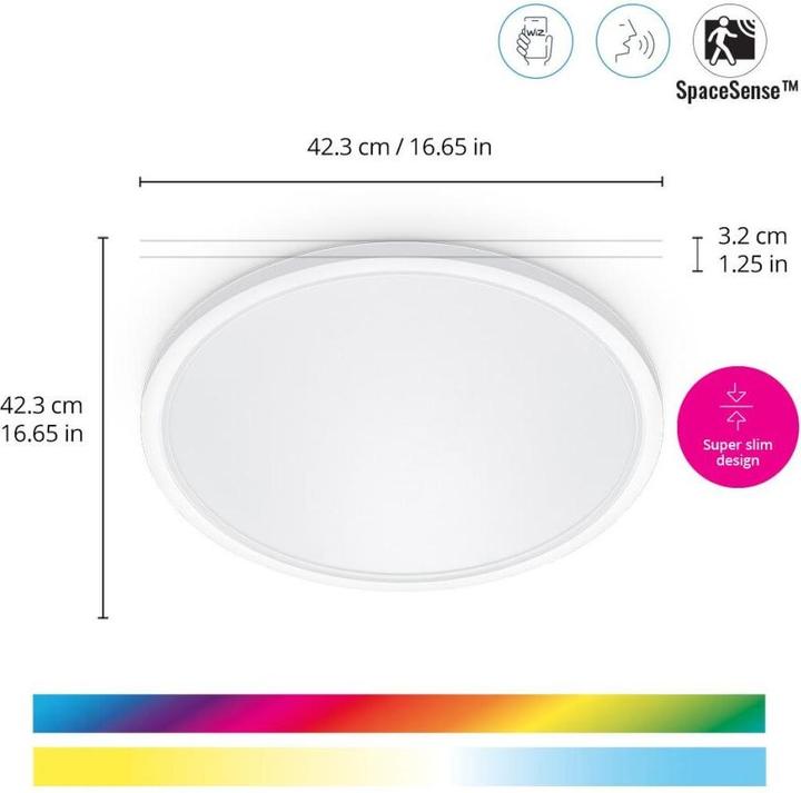 Immagine prodotto WiZ Bianco e colore sintonizzabile SuperSlim (2600 lm)