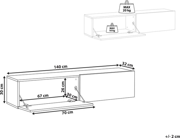 Produktbild Beliani Gladstone