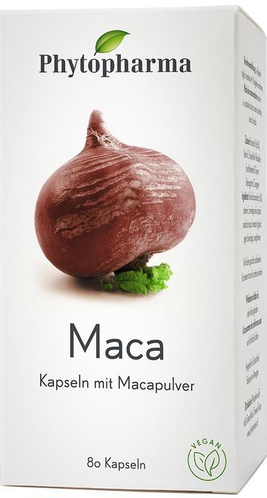 Image du produit Phytopharma Maca (80 pièce(s), Capsules, 40.40 g)