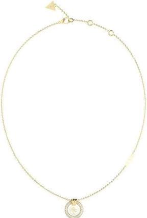 Actual product image Guess Fashion gold-plated necklace with zircons Knot You JUBN04052JWYGWHT/U