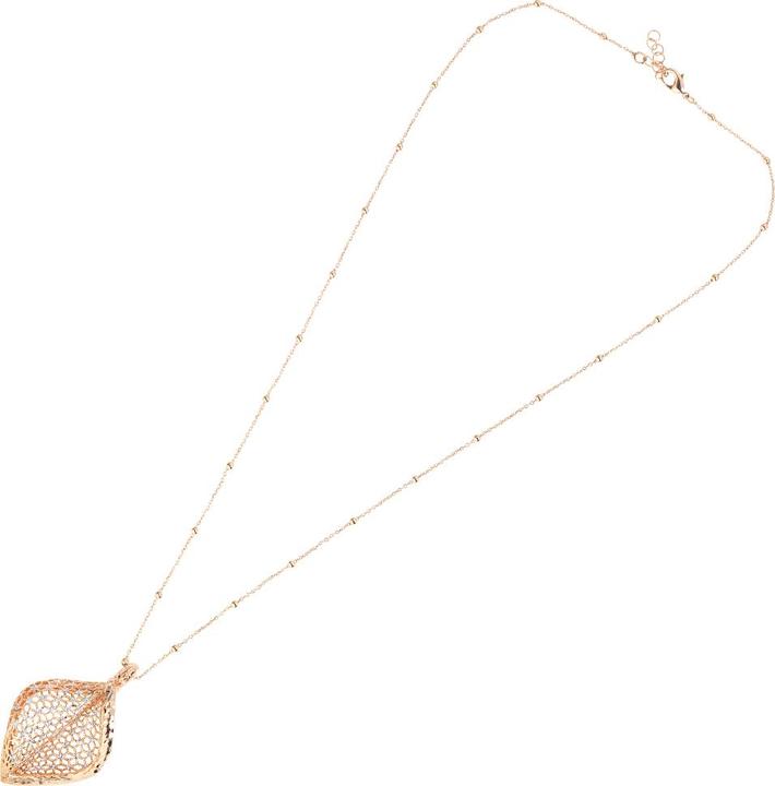 Ottaviani Bronze necklace with silver glitter (60 - 63 cm)