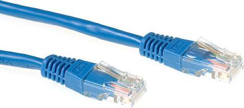 Image du produit Câble patch bleu 2 mètres LSZH U/UTP CAT6A avec connecteurs RJ45. Cat6a u/utp lszh blue 2.00m (U/UTP, CAT6a, 2 m)