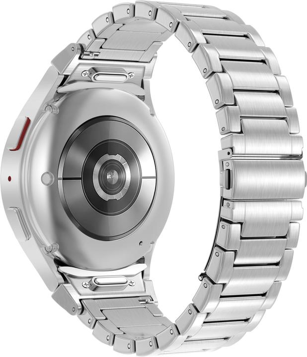 Actual product image Pedea Titanium watch strap (20 mm, Titanium, Galaxy Watch 4, Galaxy Watch 6, Galaxy Watch 5)