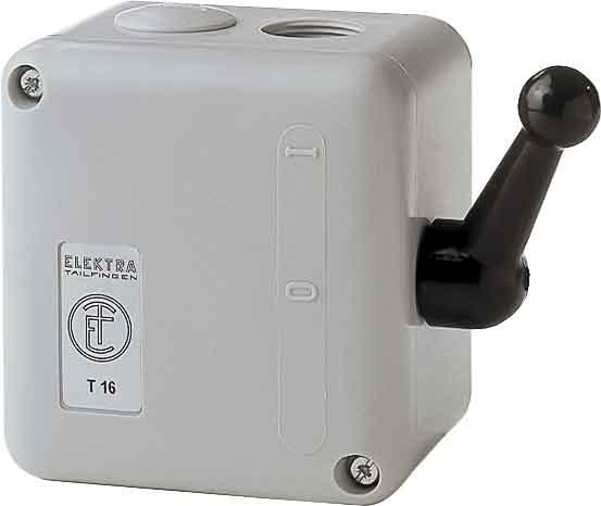 Produktbild Elektra Lastschalter 3p 7,5kW 25A IP65 Kipphebel Stern-Dreieck-Schalter