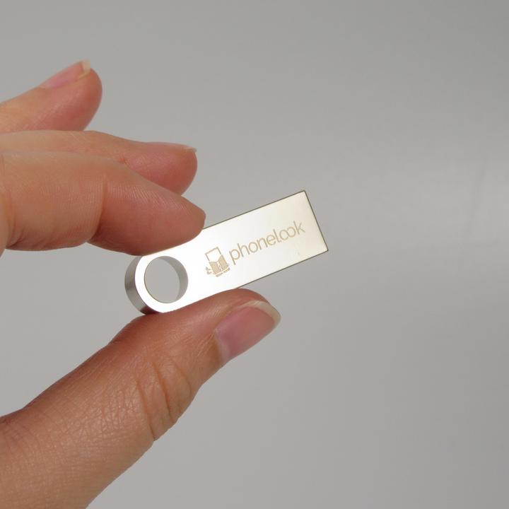 Image du produit PhoneLook Clé USB ultra-légère argentée – Compacte et portable 128GB (128 Go)