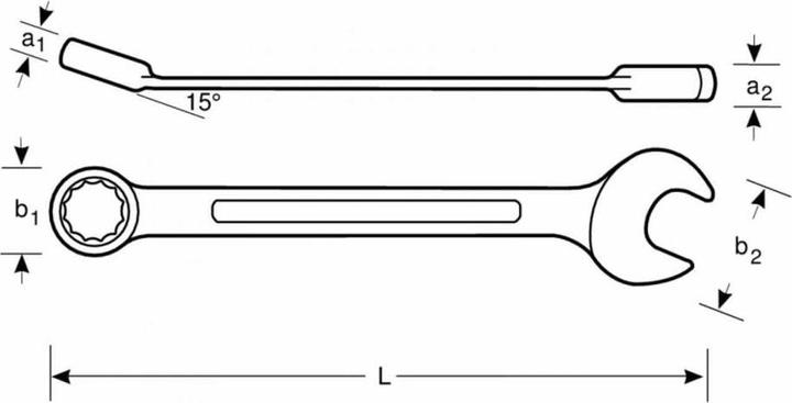 Immagine prodotto Bahco Chiave ad anello a cricchetto da 17 mm, cromata, 226 mm (17 mm)