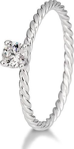 Image du produit Breuning Bague de fiançailles Cordon (57, Or 750/18 K)