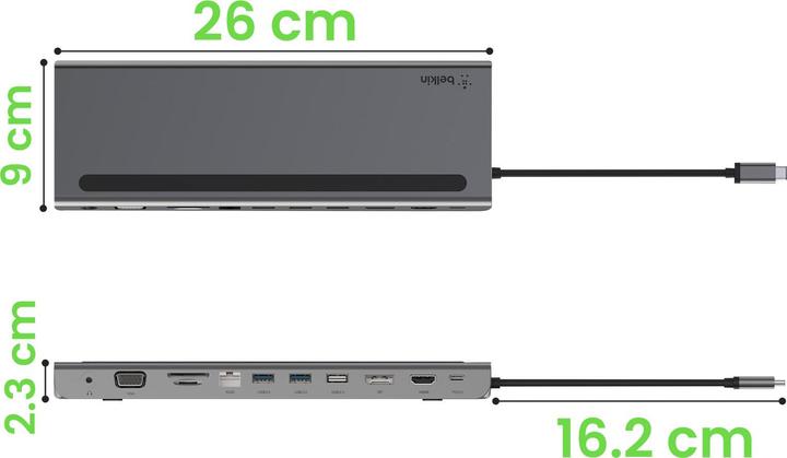 Produktbild Belkin Connect (USB-C, 11 Ports)
