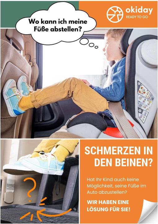 Actual product image Okiday Footrest orange