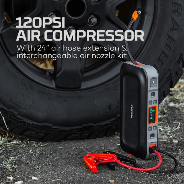 Image du produit Nebo Compresseur de démarrage à air comprimé (1500 A)