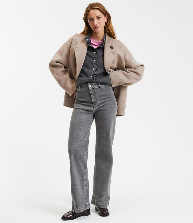 Actual product image La Redoute Collections Long Sleeve Denim Blouse (42)