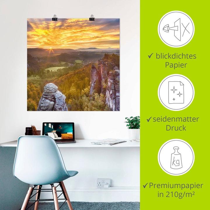 Actual product image Artland Saxon Switzerland Ferdinandstein U4XC (30x30 cm)