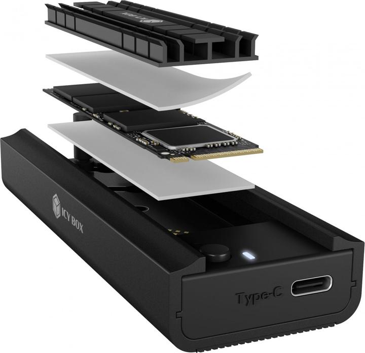 Actual product image Icy Box IB-180MC-C31 (M.2)