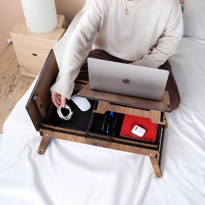 Produktbild Vigo Wood Verstellbarer Laptoptisch mit Stauraum