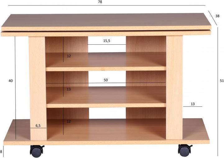 Produktbild Wohnling Hifi (75 x 38 x 51 cm)