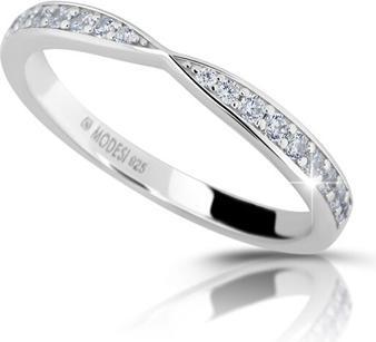 Produktbild Modesi Sparkling silver ring with zircons M01111 - Circuit: 60 mm (60)