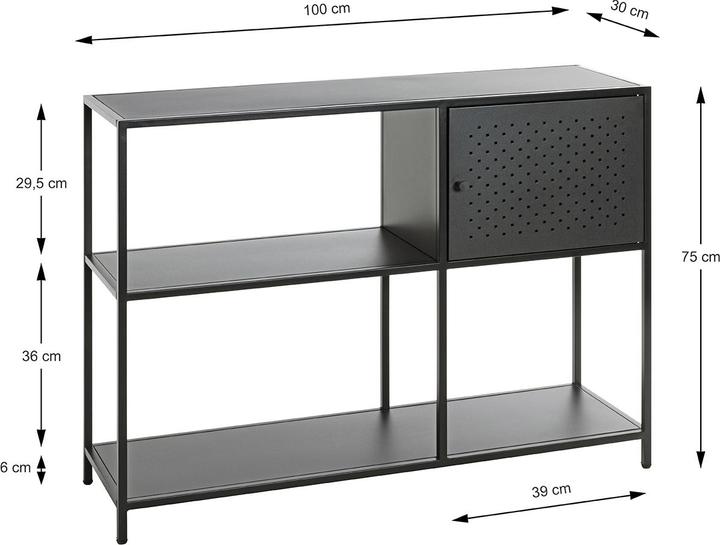 Image du produit HAKU Möbel Étagère (80 x 36 x 75 cm)