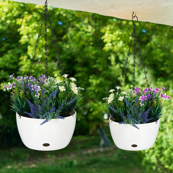 Actual product image Relaxdays 2x hanging basket (24 cm)