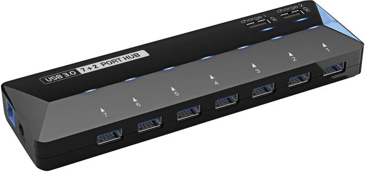 Actual product image Renkforce Rf-3806034 (USB-A, 7 Ports)