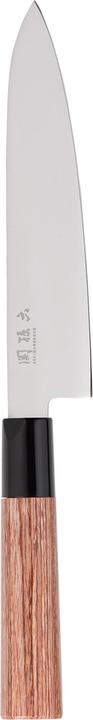 Actual product image Kai Seki Magoroku Red Wood Utility knife (15 cm)