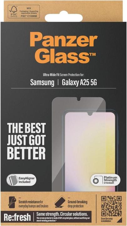 Produktbild PanzerGlass Ultra-Wide Fit (1 Stück, Samsung Galaxy A25 5G)