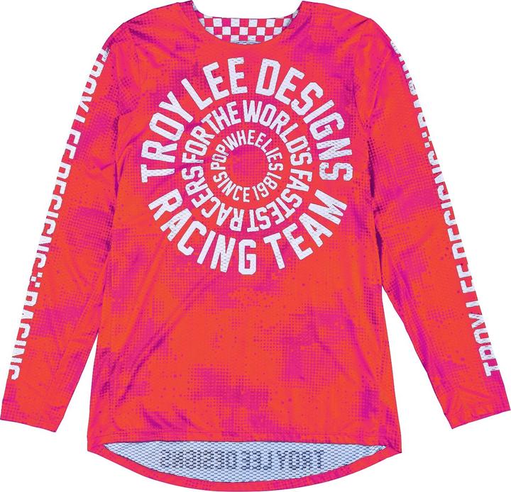 Troy Lee Designs GP Pro Air Jersey, Carlsbad 97, orange/pink, youth S (S)