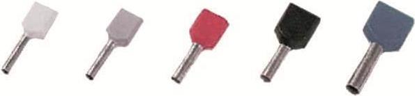 Produktbild Intercable Zwillings- ICIAE0258Z aderendhülse 2x0,25qmm 8mm hellblau