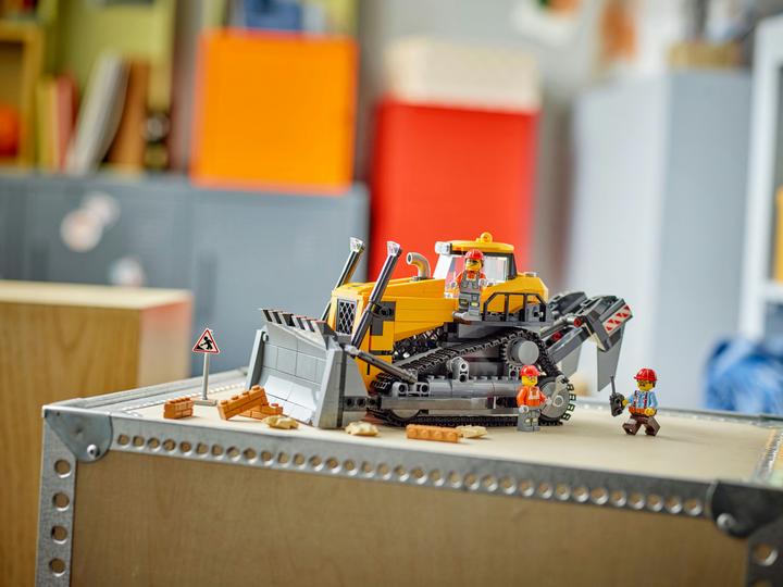Actual product image LEGO Gelber Bulldozer mit Frontlader (60466, LEGO City)
