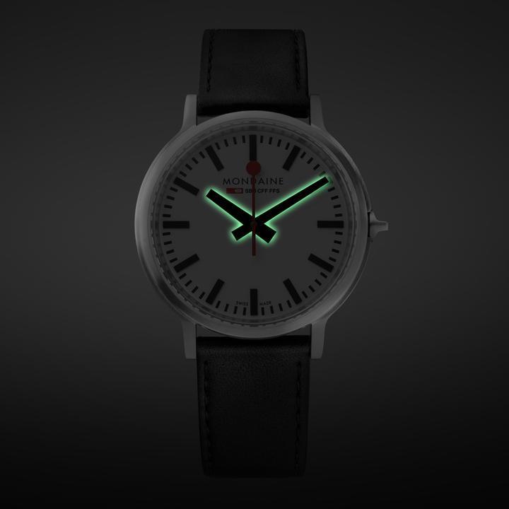 Produktbild Mondaine stop2go - BackLight (Analoguhr, Swiss Made, 41 mm)
