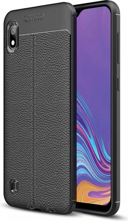 Screenguard Samsung Galaxy A10 Case Leather Design TPU Cover (Samsung Galaxy A10)
