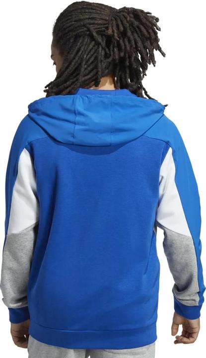 Actual product image adidas Mens Essentials Colour Block Full Zip Hoodie (S)