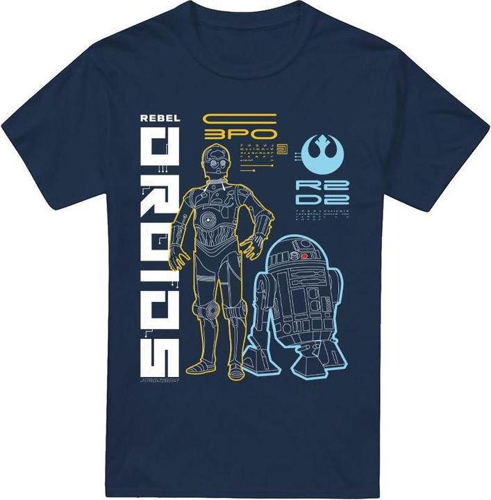 Immagine prodotto Star Wars Rebel Droids Maglietta Uomo (3XL)
