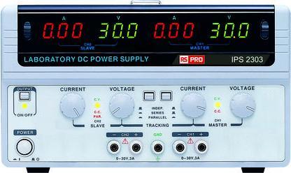 Produktbild Rs Pro Dual output DC power supply,0-30V 3A