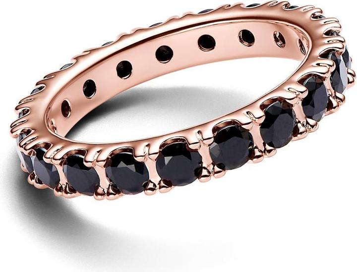 Produktbild Pandora Schwarze Funkelnde Reihe Ewigkeits Ring (48)