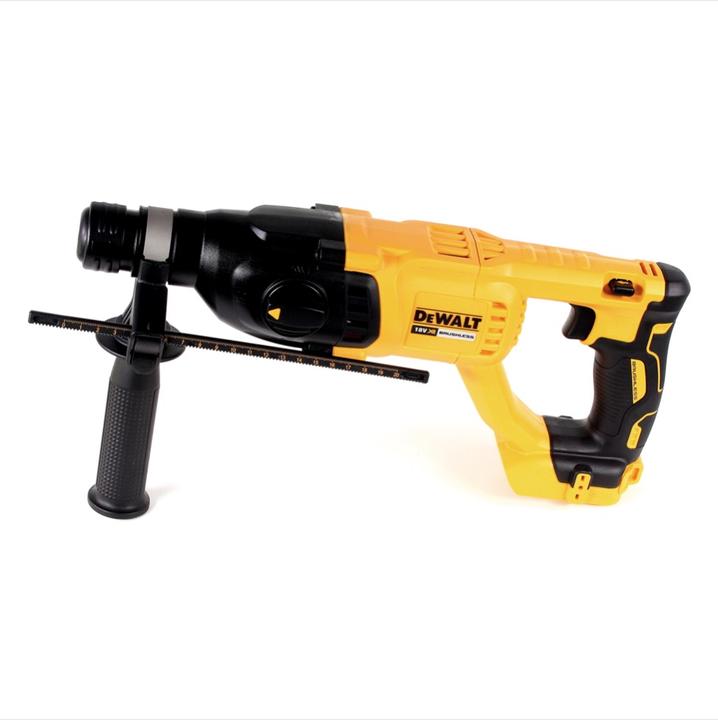 Actual product image DeWalt DCH 133 P2 Cordless combi hammer 18V 2.6J SDS plus Brushless + 2x battery 5.0Ah + charger + TSTAK (Rechargeable battery operated)
