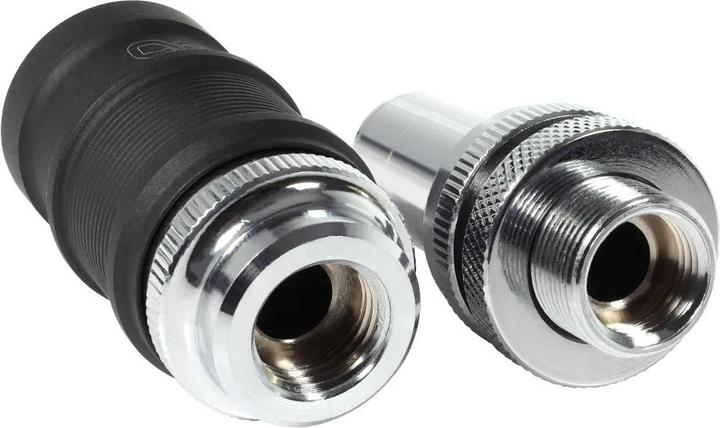 Produktbild Alphacool ANK ES Schnellverschluss BLH1A PushIn Set IG-IG mit Schottverschraubung