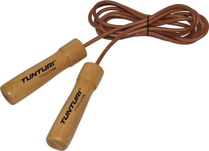 Actual product image Tunturi Leder Springseil Pro (275 cm)
