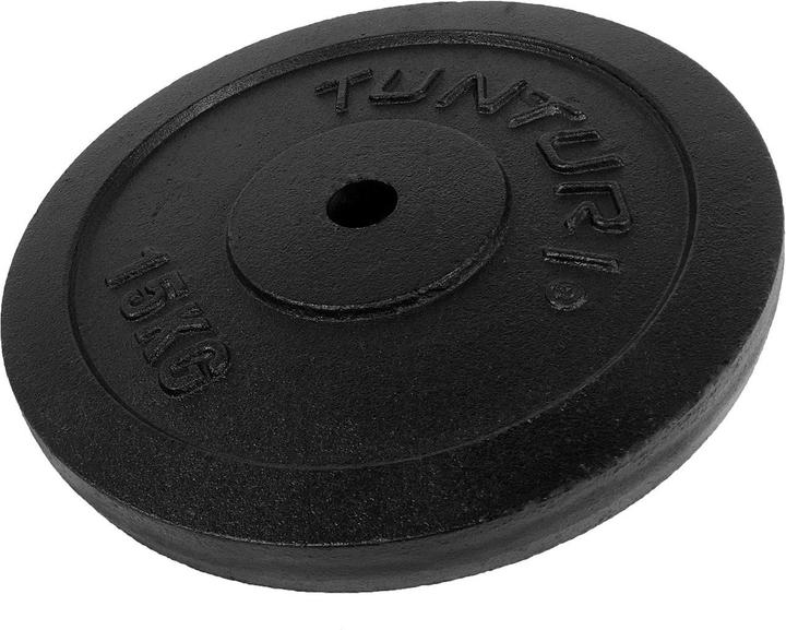 Produktbild Tunturi Gusseisen 15 kg Gewichtscheibe 30 mm (1 x 15 kg)
