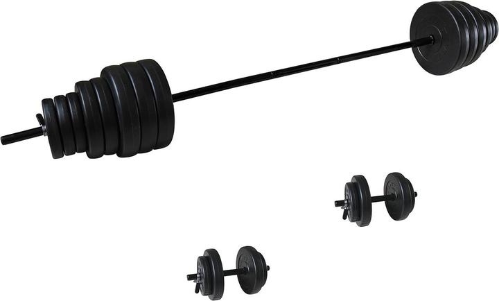 Actual product image Tunturi Vinyl Gewichtset Set (6 x 5 kg, 4 x 2.5 kg, 6 x 1.25 kg)
