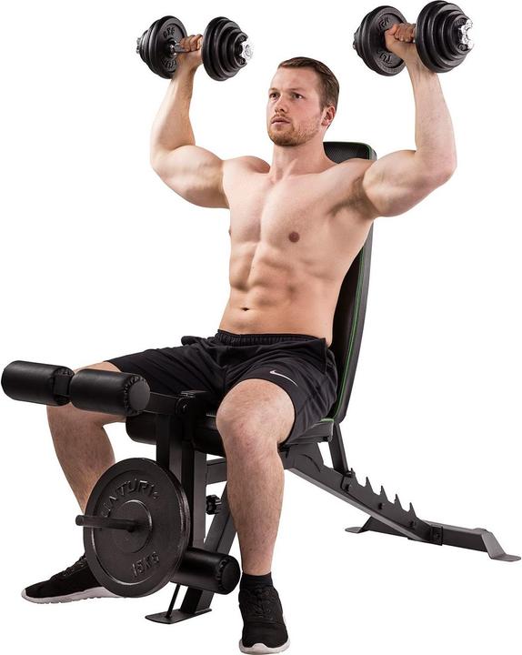 Image du produit Tunturi Verstellbare Hantelbank mit Bauch- und Beintrainer UB60