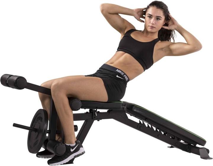 Image du produit Tunturi Verstellbare Hantelbank mit Bauch- und Beintrainer UB60