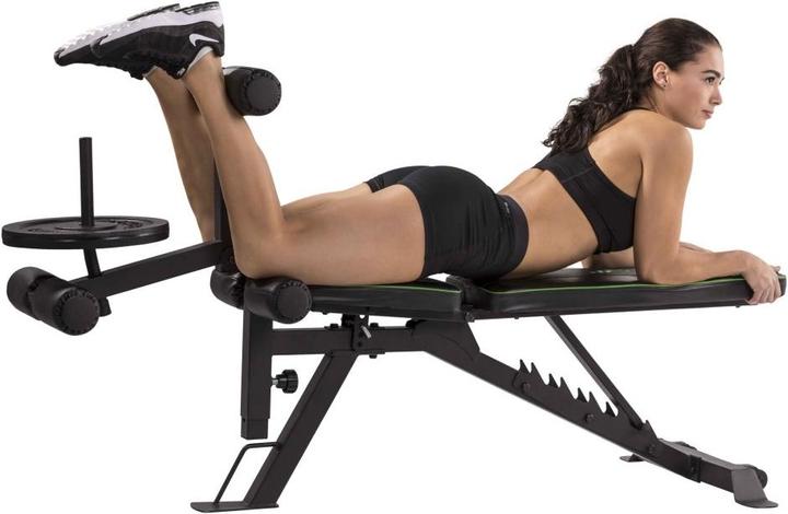Image du produit Tunturi Verstellbare Hantelbank mit Bauch- und Beintrainer UB60