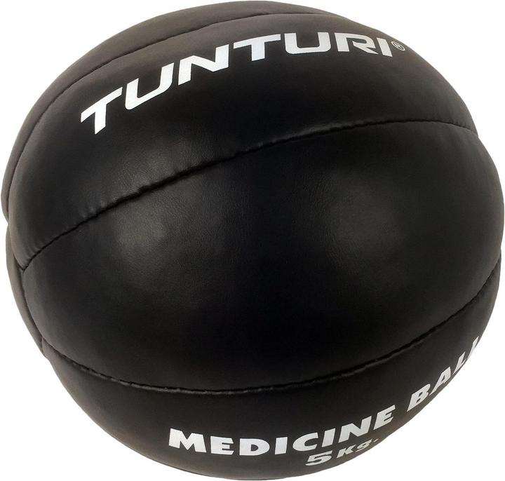 Image du produit Tunturi Medizin Ball Schwarz (5 kg, 250 mm)