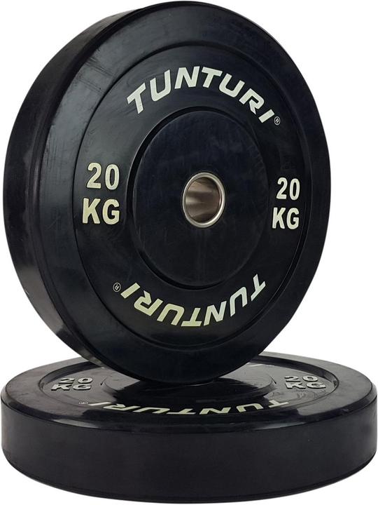 Produktbild Tunturi Bumper Plate Hantelscheiben 50 mm 20 kg (1 x 20 kg)