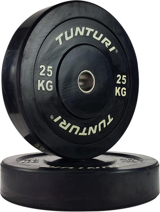 Produktbild Tunturi Bumper Plate Hantelscheiben 50 mm 25 kg (1 x 25 kg)
