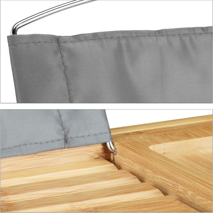 Produktbild Relaxdays Badewannenablage Bambus (107.5 x 23 x 19 cm)