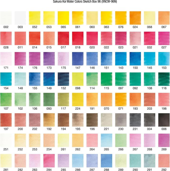 Immagine prodotto Sakura Acquerello Koi Studio Set 96 pentole, Multicolore (Multicolore, 184.88 ml)