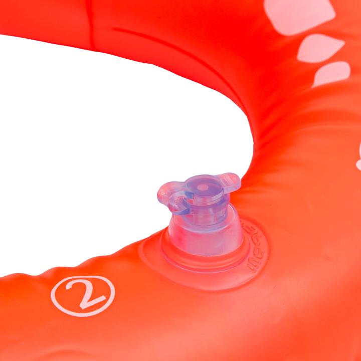 Produktbild Nabaiji Nacken-Schwimmweste aufblasbar Kinder 18–30 kg - orange (19, 20, 21, 22, 23, 24, 25, 26, 27, 28, 29, 30, 18 - 30 kg)