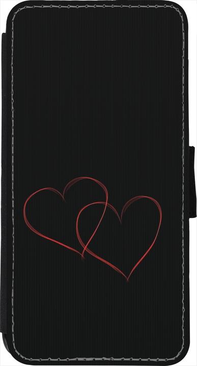 Actual product image PhoneLook Coque Wallet noir Valentine 2023 attached heart (Apple iPhone 7)